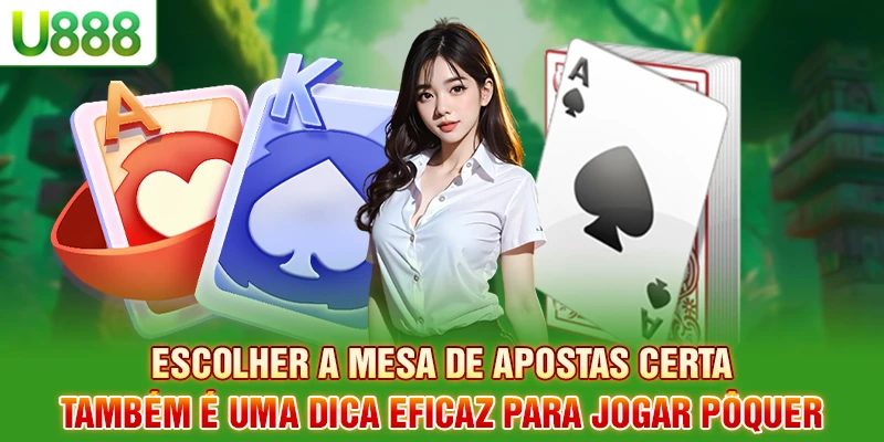 Escolher a mesa de apostas certa também é uma dica eficaz para jogar pôquer. Escolher a mesa de apostas certa também é uma dica eficaz para jogar pôquer.